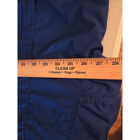 Starter Vented Windbreaker Rain Jacket Mens XL Blue Full Zip Polyester - Picture 9 of 11